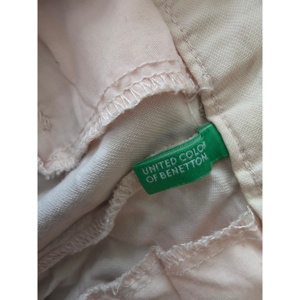 United Colors of Benetton Womens Beige Chino Trousers Pants Size US 2 IT 38 - Picture 7 of 8